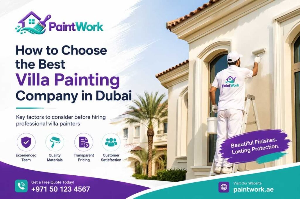 right villa painting company in Dubai